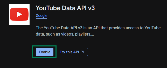 Click Enable